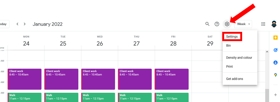 Using calendars of different Time Zones