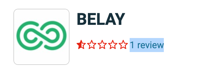 Belay rated 1 out of 5 stars based on 1 review on Clutch – real Belay virtual assistant reviews raising concerns about service quality. 