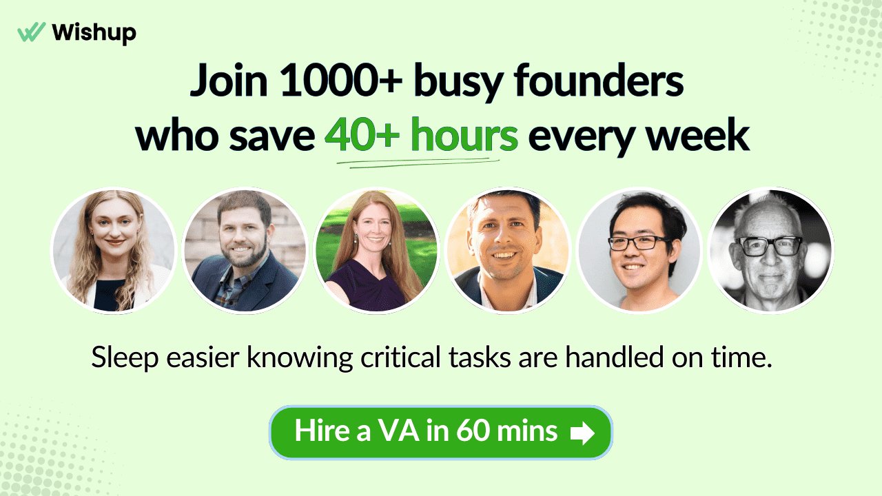 Hire a therapy virtual assistant in just 60 minutes from Wishup.