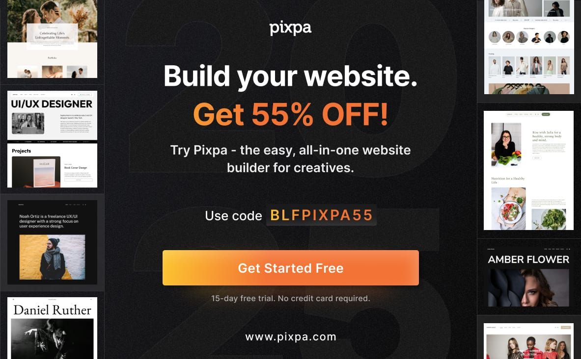 Pixpa - SaaS Black Friday Deal - 2025