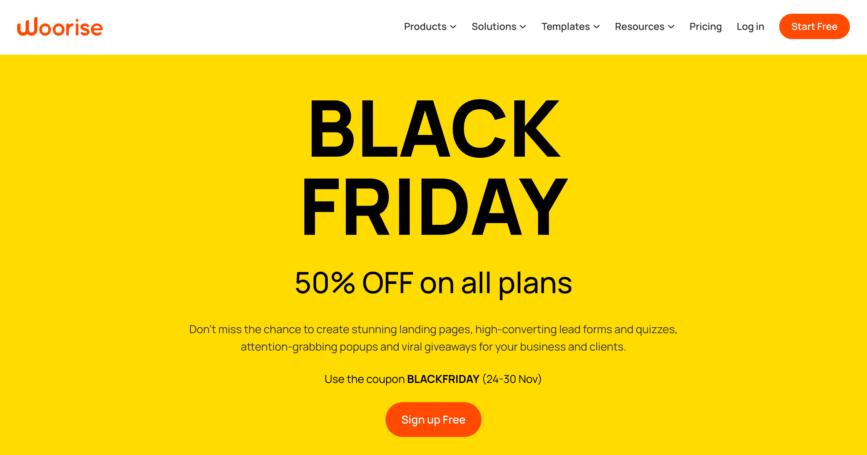 Woorise - SaaS Black Friday Deal - 2025