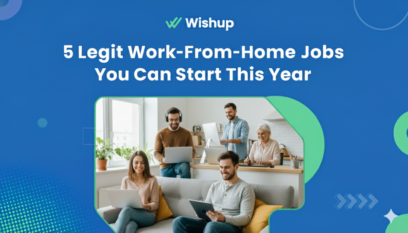 5 Legit Work-From-Home Jobs You Can Start This Year