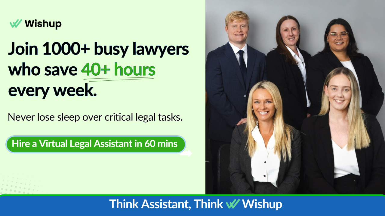 Hire virtual assistants for law firms from Wishup