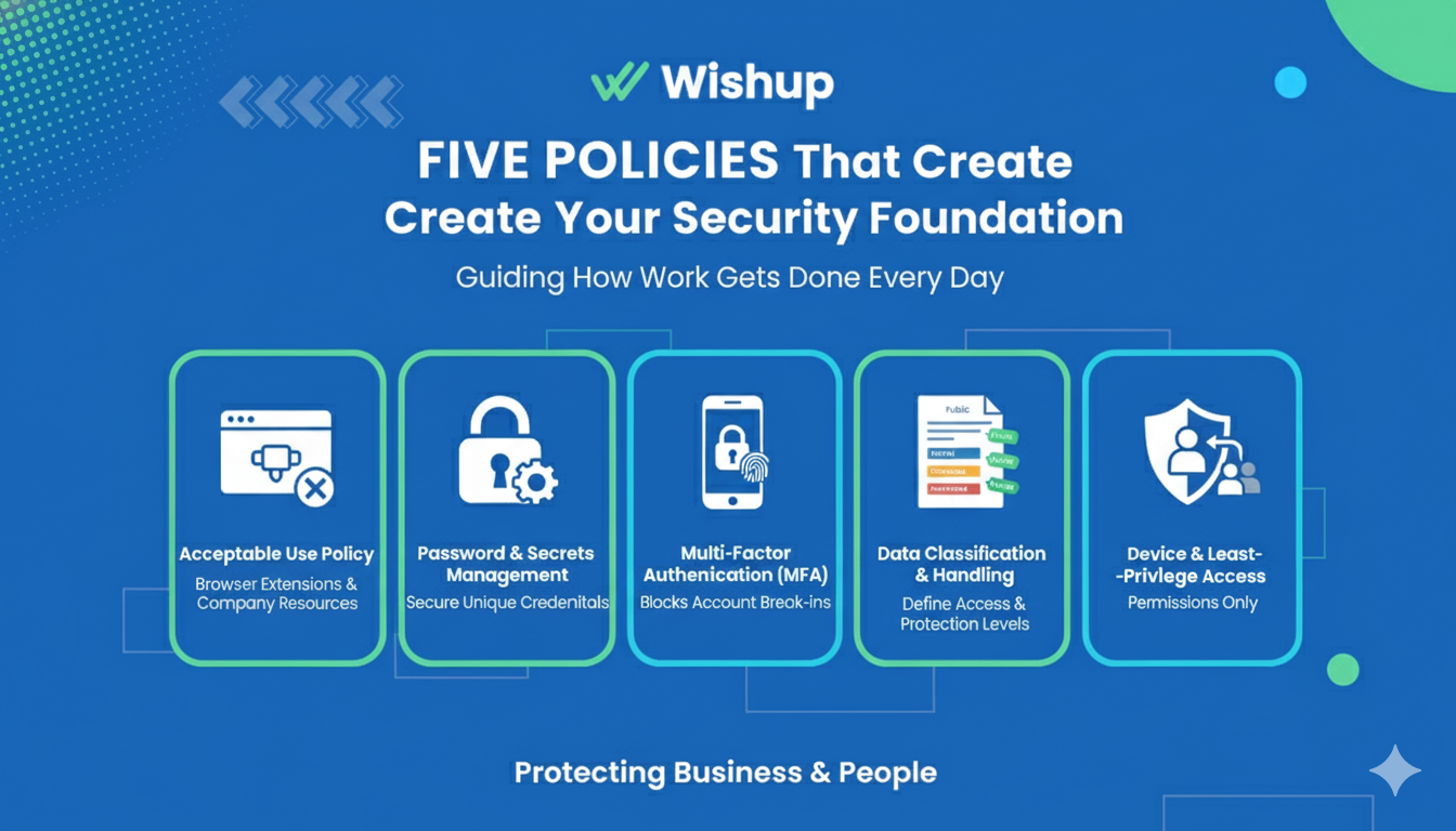five policies to create security foundation