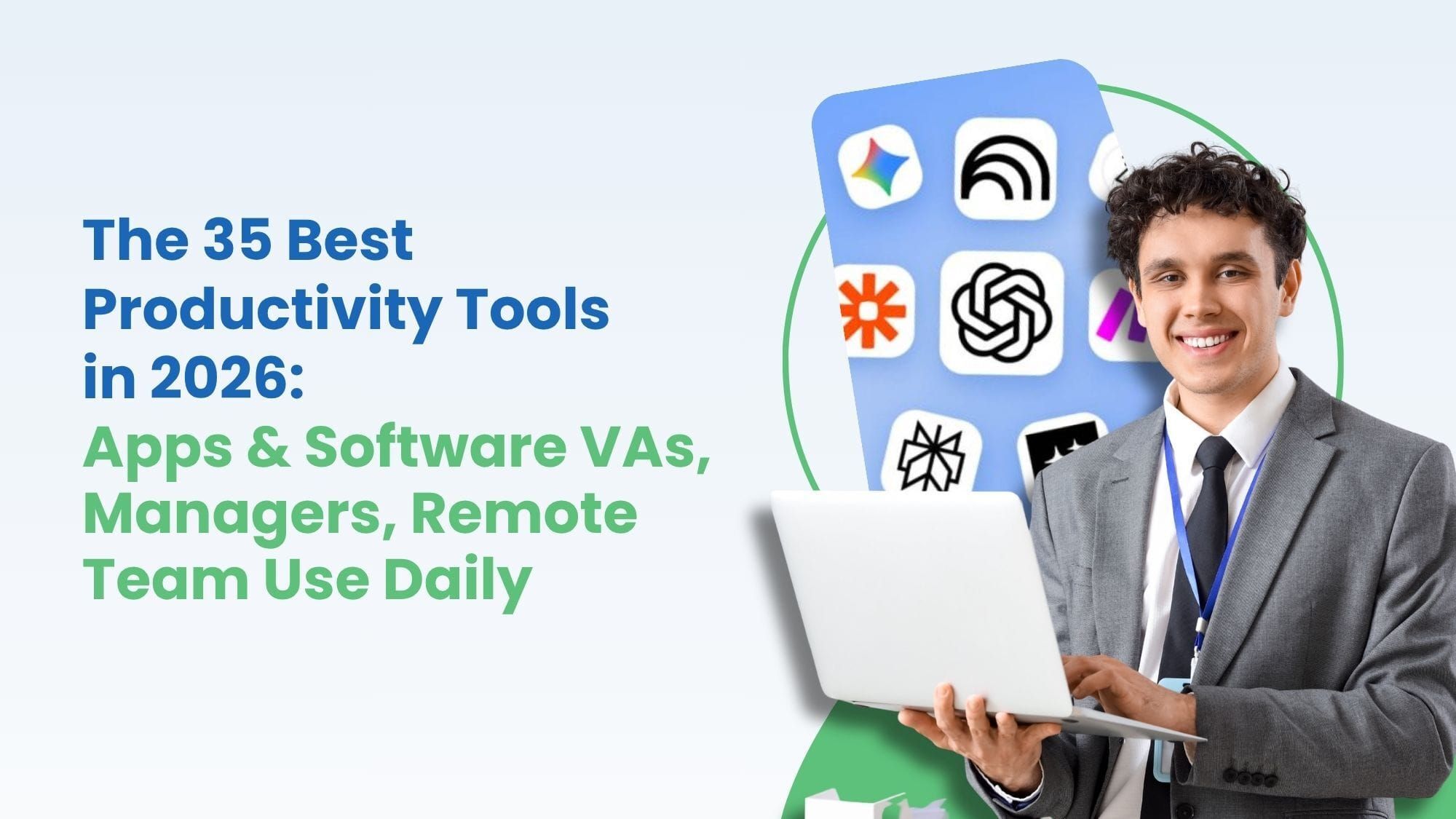 The 35 Best Productivity Tools in 2026: Apps & Software VAs, Managers, Remote Team Use Daily