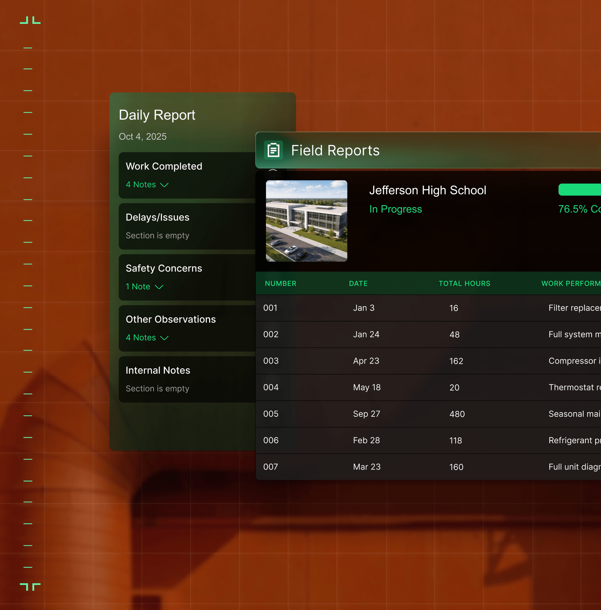 buildops dashboard