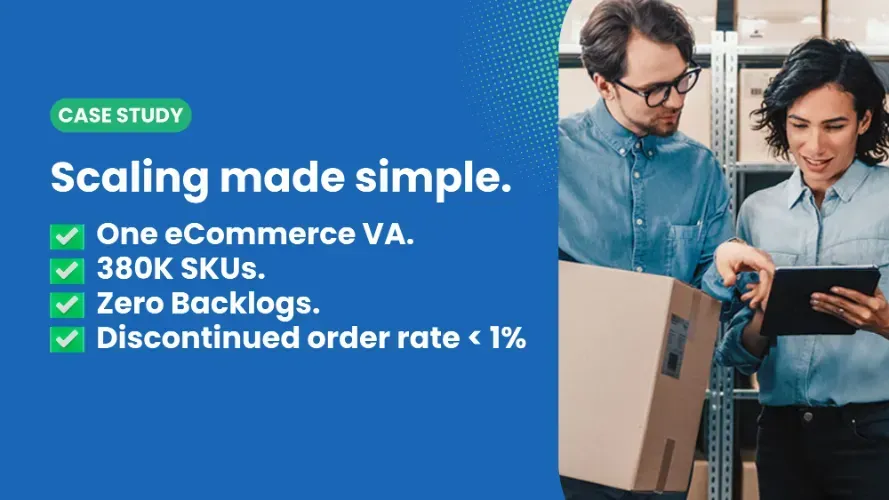 Ecommerce Virtual Assistant Handled Inventory Management
